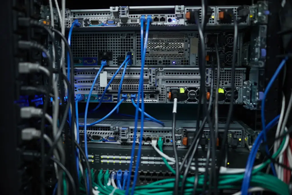 Blade server network close up 2025 03 07 20 45 29 utc