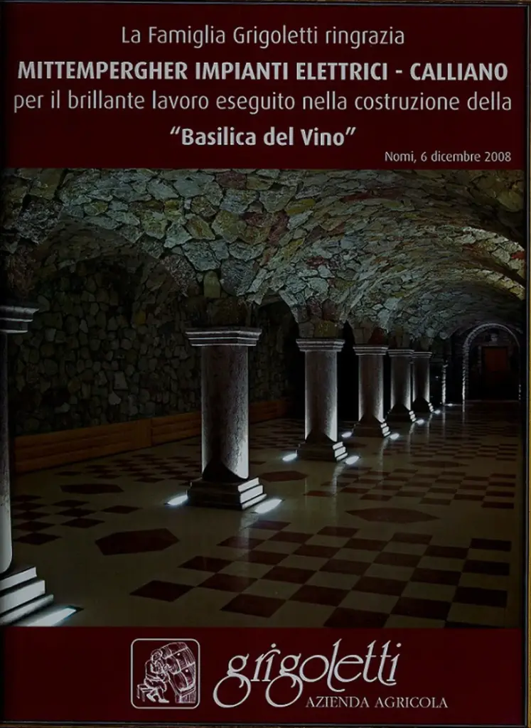 Ringraziamento basilica del vino